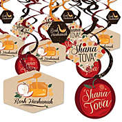 Big Dot of Happiness Rosh Hashanah - New Year Hanging Decor - Party Decoration Swirls - Set of 40