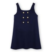 Hope & Henry Girls&#39; Ponte Jumper (Navy, 4)