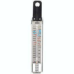 CDN TCG400-Candy & Deep Fry Ruler Thermometer, 1, Black