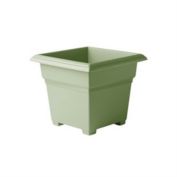 Novelty (#26140) Countryside Square Tub Planter, Sage - 14"