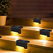 Infinity Merch 4 Pieces Solar Powered LED Step Lights