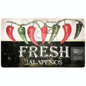 2-Pack Premium Comfort Kitchen Mats (Jalapenos)