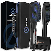 Arkam Deluxe Ionic Beard Straightening Comb for Men with Case