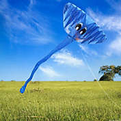IMAGE Elephant kite Blue for Outdoor Games and Activities and Great Gift for Kids
