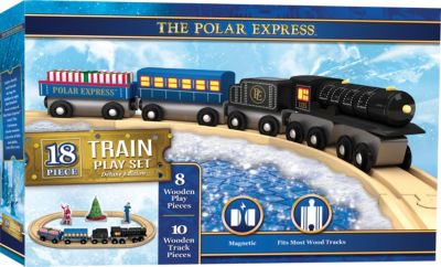 Details about   Toysters Wooden Train Set for Kids 100-Piece Toy Trains Set Wooden Railway 