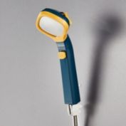 Stock Preferred Pressurized Shower Head in 28cm Yellow Blue