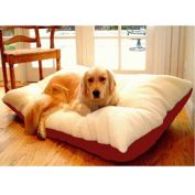 Majestic Pet Product 30x40 Inch Medium Poly / Cotton Red Rectangle Pet Sleeper Bed