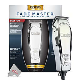Andis 01690 Professional Fade Master Hair Clipper with Adjustable Fade Blade, Silver