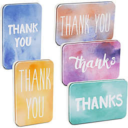 Juvale Thank You Tin Box (5 Pack) 5 x 3.7 x .7 Inches