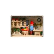 Alexander Taron 2.25" Master Craftsman Christmas Toymaker Wooden Matchbox