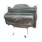 Special Lite Products SHF-1001-SW Floral Horizontal Mailbox - Swedish Silver