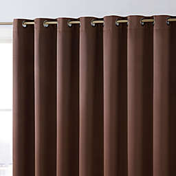 THD Virginia 100% Blackout Grommet Patio Door Panel - Chocolate Brown