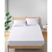 Unikome Waterproof Fitted Mattress Protector Diamond Quilted 18-Inch Deep in White, Queen