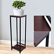 Stock Preferred Metal Plant Stand Holder in 37.4 Inches Tall Black