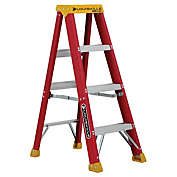 Louisville Ladder 4 Ft. 300 Lbs. Load Capacity Fiberglass Step Ladder