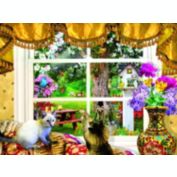 Sunsout Through a Window 1000 pc  Jigsaw Puzzle