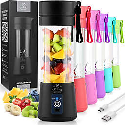 Zulay Kitchen RechargeablePortable Blenders For Shakes And Smoothies - Black