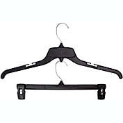 Link Hanger Recycled Plastic Combo Set 19" Short and 14" Bottom 360 Degree Swivel For Home, Office & Retail Stores 15 Pack
