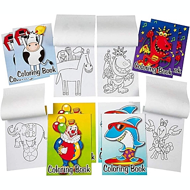 Kicko Mini Coloring Book - 12 Pieces of Assorted Activity Sheets - 6 Pages  Each - Perfect | Bed Bath & Beyond