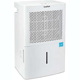 Ivation Energy Star Dehumidifier, Large Capacity Compressor De-humidifier for Extra Big Rooms and Basements w/ Continuous Drain Hose Connector, Humidity Control, Auto Shutoff and Restart