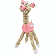 Pet LifeJute And Rope Giraffe - Pig Pet Toy