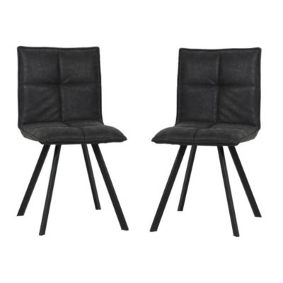 LeisureMod Astor Water Ripple Design Dining Chair