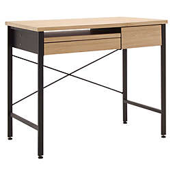 Calico Designs Ashwood Compact Desk - Ashwood / Graphite