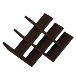Infinity Merch 8 Bottle Wine Rack Storage Holder in Brown