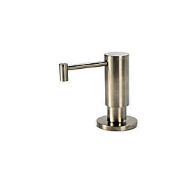 AquaNuTech AquaNuTech Soap and Lotion Dispenser with Straight Spout, Brushed Nickel