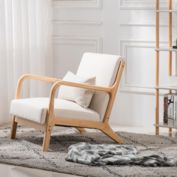 UBesGoo Modern Accent Fabric Chair Upholstered Arm Chair
