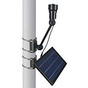 Solar LED Adjustable Flagpole Spot Light - 450 Lumens - LumeGen