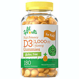 Carlyle Lil Sprouts Vitamin D3 for Kids 1000IU (25mcg)   180 Gummies