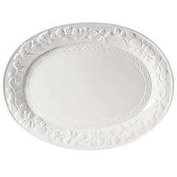 Gibson Home Fruitful 18.75 Inch Oval Platter