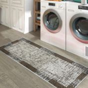 SussexHome Non Skid Washable Laundry Room Rug Runner - 20 x 59 Inches Heavy Duty Ultra-Thin 70 % Cotton Laundry Mat for Laundry Room