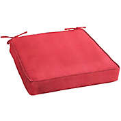 Outdoor Living and Style 20" Crimson Red Sunbrella Deep Seating Chair Cushion