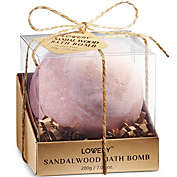 Sandalwood Handmade Bath Bomb, 7oz Extra Large Bath Fizzy