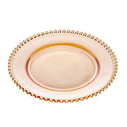 Wolff Pearl Collection Amber Crystal Charger Plate 32cm Set of 2