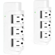 Infinity Merch Portable Power Strip Tower 3 Outlets - 2 Pieces