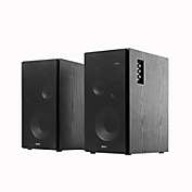 Edifier R2850DB 3-Way Active Speakers, 150W RMS Tri-Amp Speaker, 3-Way Powered Bookshelf Speaker, 2.0 Active Studio Monitor Speakers, Bluetooth V5.1 Wireless Speaker with Sub-out, Black - Pair