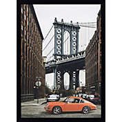 Great Art Now By the Manhattan Bridge by Gasoline Images 15.5 -Inch x 21-Inch Framed Wall Art