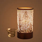 Peterson Artwares 7" Touch lamp/Oil burner/Wax warmer -  Copper Ravine
