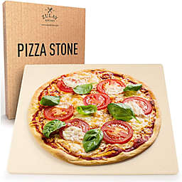 Zulay Kitchen Large Pizza Stone for Oven - 15x12 in.