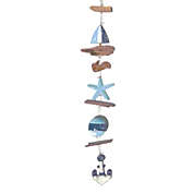 Nautical Driftwood Hanging Strand Home Beach Decoration Boat Buoy Anchor New