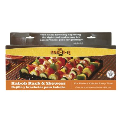 Mr. Bar-B-Q Kabob Rack & Skewers by Blue Rhino