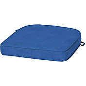 Arden Selections ProFoam EverTru 19" X 20" Rounded Back Outdoor Patio Cushion, Blue