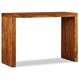 vidaXL Console Table Solid Wood with Sheesham Finish 43.3