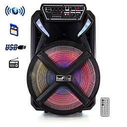 beFree Sound 15 Inch Bluetooth Portable Rechargeable Party Speaker