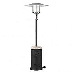 Fire Sense Onyx and Stainless Steel Performance Series Gas Patio Heater- 46,000 BTU