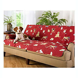 Plow & Hearth Protective Pet Sofa Cover, Dog Park Design