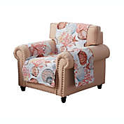 Greenland Home Fashions Beach Days Furniture Protector - Arm Chair 81x81", Coral